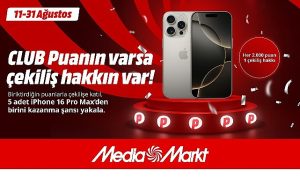 MediaMarkt’tan puanları hediyeye dönüştüren kampanya