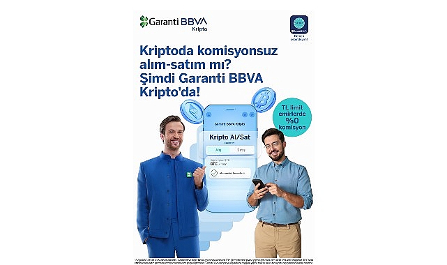 Garanti BBVA Kripto’dan Komisyonsuz Alım ve Satım Ayrıcalığı