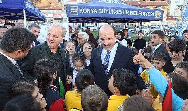 Doğanhisar’a Kazandırılan Meydan Düzenlemesi Hizmete Açıldı