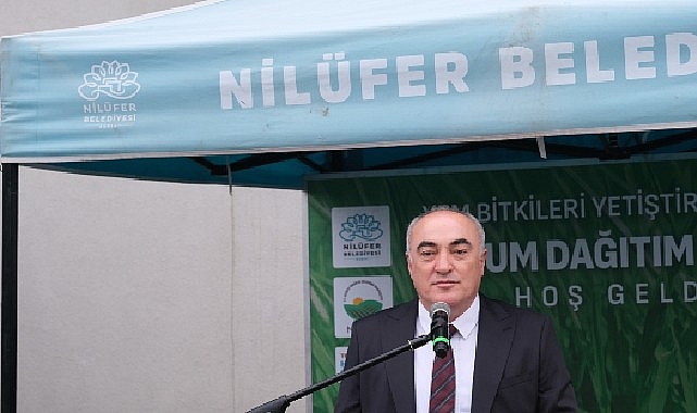 Nilüfer Belediyesi’nden üreticiye İtalyan çimi tohumu desteği