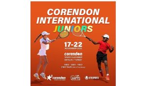 Corendon Tennis Club Kemer, kasım ayı boyunca ulusal ve uluslararası turnuvalara ev sahipliği yapıyor