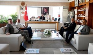 Yalçın’dan Başkan Topaloğlu’na nezaket ziyareti