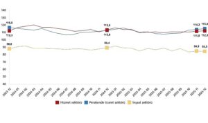 Hizmet, Perakende Ticaret ve İnşaat Güven Endeksleri, Aralık 2025