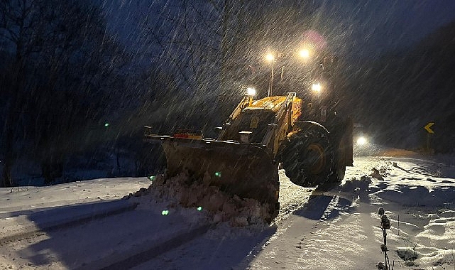Nilüfer’de kar mesaisi