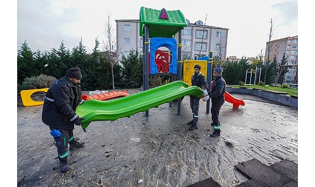 Yangın Sonrası Ahi Evran Parkı Kısa Sürede Yenilendi