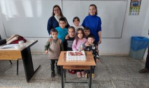 Haymana’da Başkan Koç, Verdiği Pasta Sözünü Köy Okullarında da Yerine Getirdi