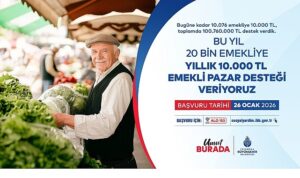 İBB Emekli Pazar Desteği Başvuruları Başladı