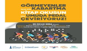 İzmir’de görme engelliler için farkındalık sürüşü