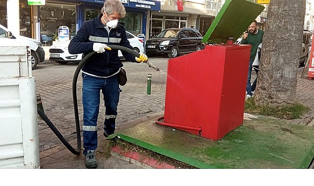 Karşıyaka’da kışa özel ilaçlama