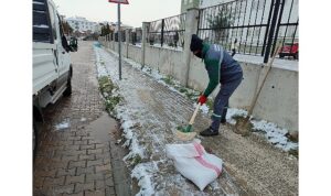 Lüleburgaz Belediyesi’nden kar mesaisif