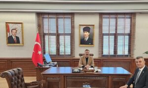 Başkan Sezer’den Kaymakam Gültekin’e Hayırlı Olsun Ziyareti