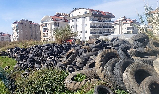 Büyükşehir atık lastikleri ekonomiye kazandırıyor