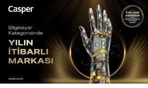 Casper The One Awards’ta Bilgisayar Kategorisinde  “Yılın İtibarlı Markası” Seçildi