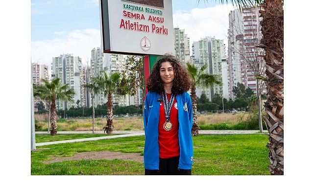 Karşıyaka’nın genç atleti Türkiye’nin zirvesinde!