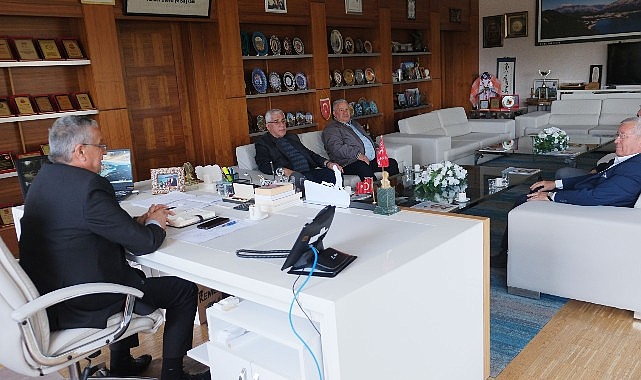 Tıraş’tan Başkan Topaloğlu’na ziyaret