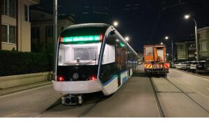 5 tramvaydan dördüncüsü raylara indi