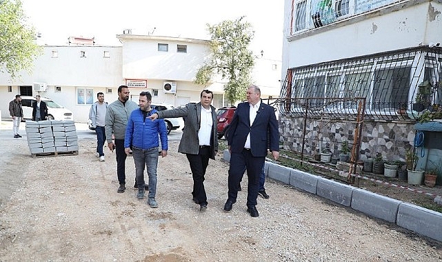 Başkan Çiçek Sahada; Çalışmalar Dolu Dizgin Sürüyor