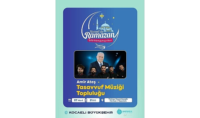 Büyükşehir, Amir Ateş’i Kocaelililer ile buluşturacak