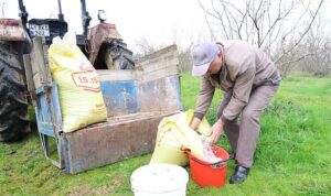 Gübreler toprakla buluşuyor, çiftçinin yüzü gülüyor
