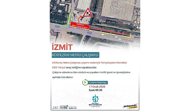 Yahyakaptan’da iki güzergâha geçici ara