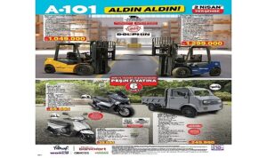 A101 2 Nisan’da Forklift ve Kamyonet Satacak