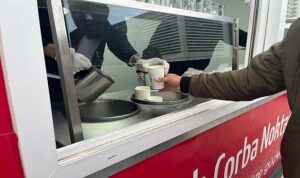 Çorba ikramı Manisa yoluna ulaştı