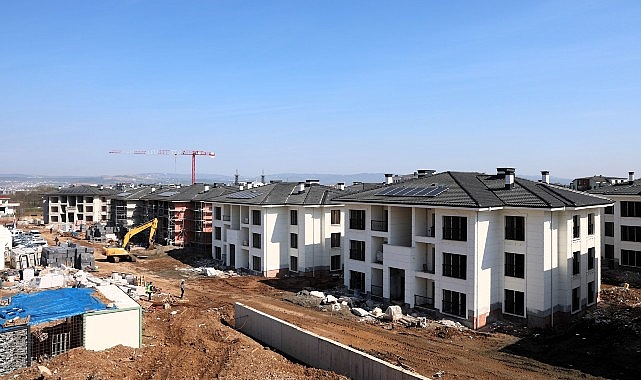 Kartepe Kent Konut Evleri’nde kaba inşaat tamam