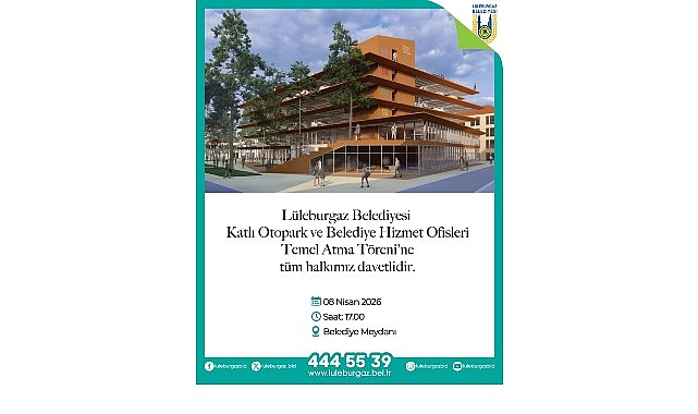 ‘Katlı Otopark ve Belediye Hizmet Ofisleri’nin temeli atılıyor