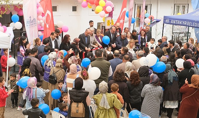 KEDV, Antakya Belediyesi iş birliği ile yeni bir merkez daha açtı