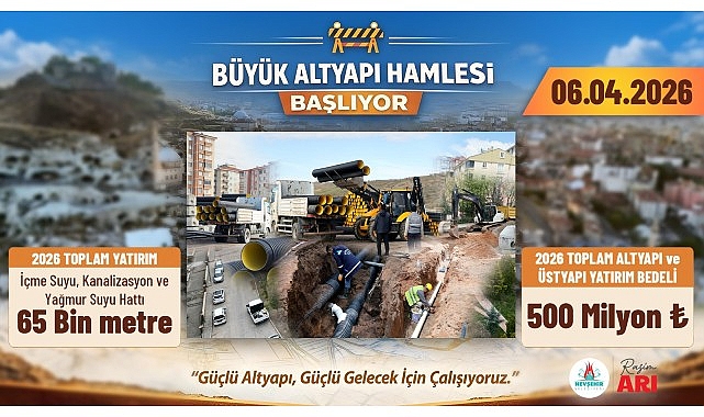 Nevşehir Belediyesi’nden Altyapı ve Üstyapıya 500 Milyonluk Dev Yatırım
