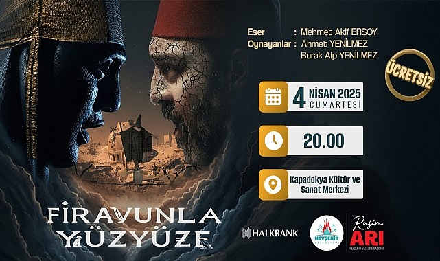 Nevşehir’de “Firavunla Yüz Yüze” Tiyatro Gösterisi