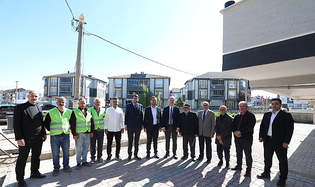 Yeni Mahalle’de 11 Sokakta Tretuvar Çalışması Sürüyor