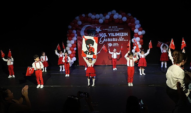 Didim Belediyesinden miniklerle Cumhuriyet Bayramı kutlaması