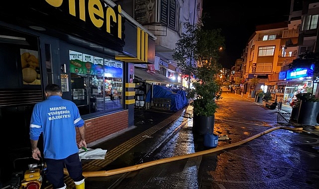Yenişehir Belediyesi’nden su baskınlarına jet müdahale